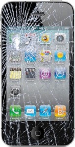 Cracked iPhone Screen